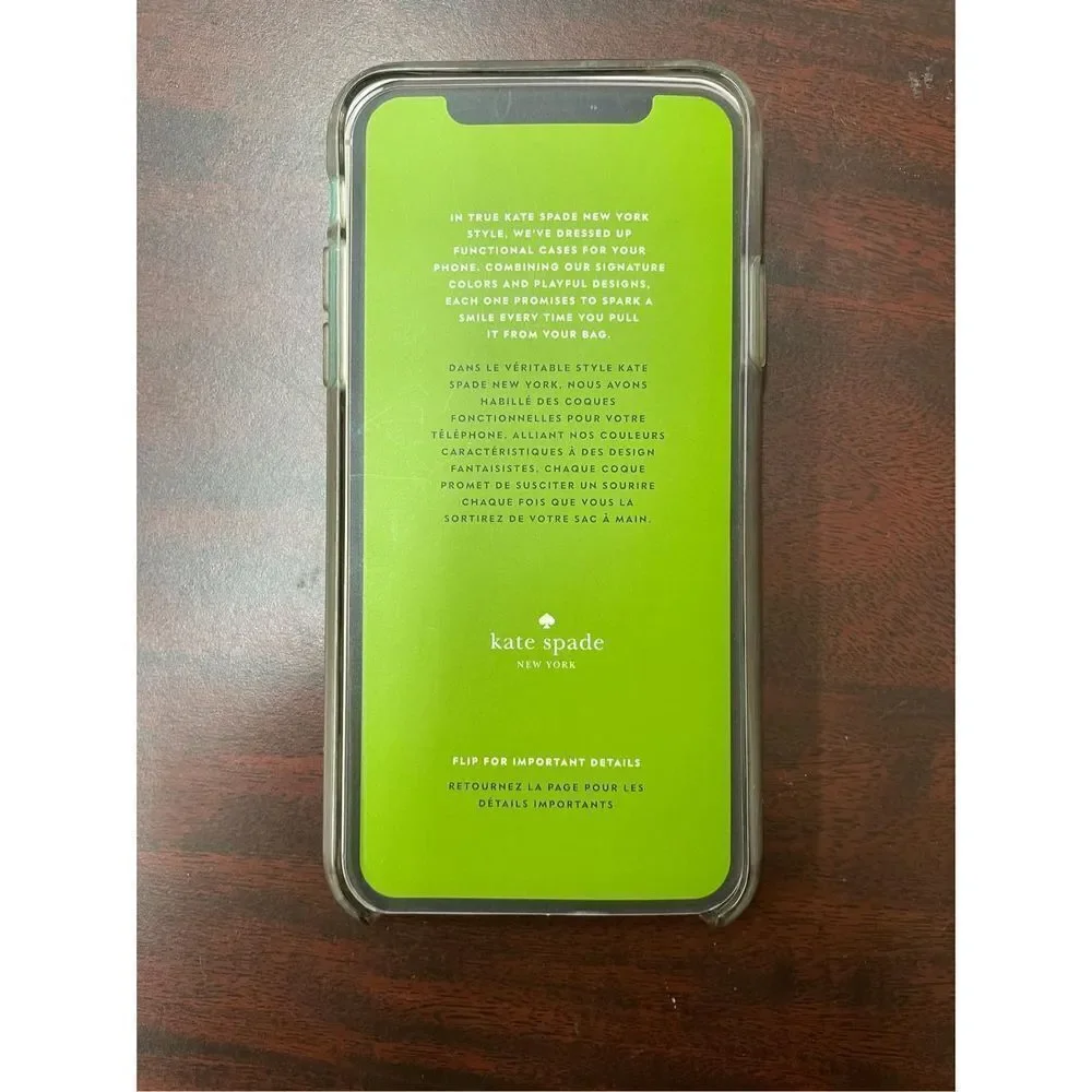 NWOT Kate Spade IPhone X Polka Dotted Phone Case